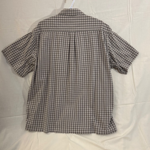 NorthCrest Premium Men's Short Sleeve 100% Cotton Button Down Shirt Size XL - Picture 3 of 6